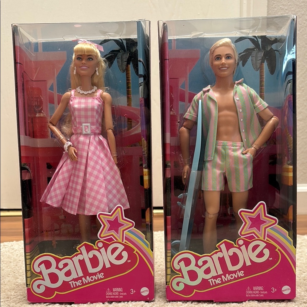 Barbie and Ken Movie Dolls with Free Barbie Movie bottle with sellers price.